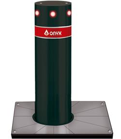Pilona automática  en Acero al Carbón Onyx. Altura 750 mm diámetro 168 mm.[ONYX]