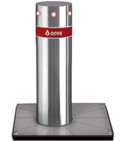 Pilona automática  en Acero Inoxidable Onyx. Altura 750 mm diámetro 168 mm.[ONYX]