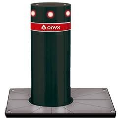 Pilona automática  en Acero al Carbón Onyx. Altura 600 mm diámetro 220 mm.[ONYX]