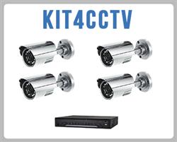 Kit de CCTV que incluye 1 DVR modelo LTD2304SS-C y 4 cámaras bullet modelo LTCMR8952[LTS]
