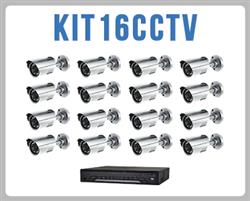 Kit de CCTV que incluye 1 DVR modelo LTD2316SE-C y 16 cámaras bullet modelo LTCMR8952[LTS]