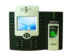 Lector de huella digital y tarjeta de proximidad con pantalla a color para control de acceso.[BIOSECURITY]