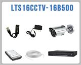 Kit de CCTV que incluye: 1 DVR modelo LTD2316SE-C, 16 cámaras bullet modelo LTCMR8952, 1 disco duro de 1 TB, 32 transceptores pig tail, 16 fuentes de 500 mA, 32 conectores hembra y 1 bobina de cable UTP Cat. 5e.[LTS]