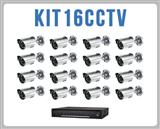 Kit de CCTV que incluye 1 DVR modelo LTD2316SE-C y 16 cámaras bullet modelo LTCMR8952[LTS]
