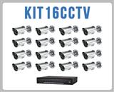 Kit de CCTV que incluye 1 DVR modelo LTD2316SE-C y 16 cmaras bullet modelo LTCMR8952[LTS]