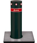 Pilona automática en Acero al Carbón Onyx. Altura 600 mm diámetro 168 mm.