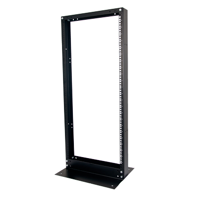 EIRL5524 / Rack Profesional Abierto de 19? de 24 Unidades, Base Tipo L para Anclaje a Piso.