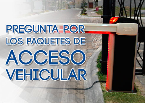 Paquete de acceso vehicular con leds